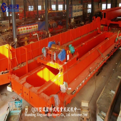 QDY雙梁橋式起重機(jī)試機(jī)！